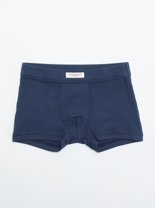 Pack de 3 boxers lisos - Kiabi