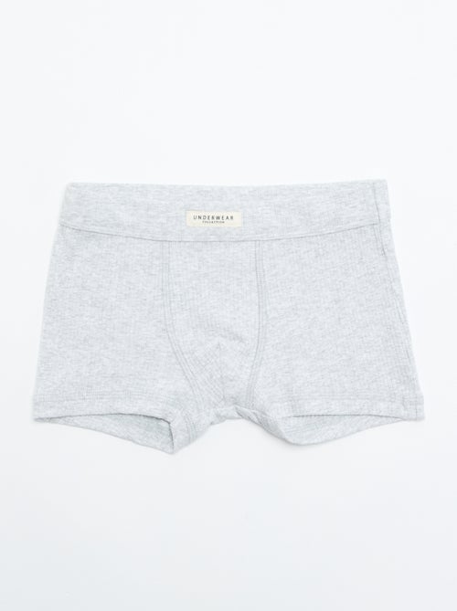 Pack de 3 boxers lisos - Kiabi