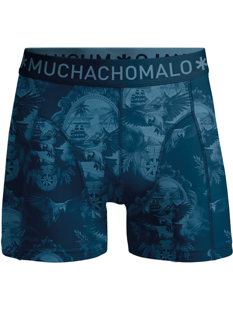 Pack de 3 boxers Muchachomalo Azul-Preto Azul - Kiabi
