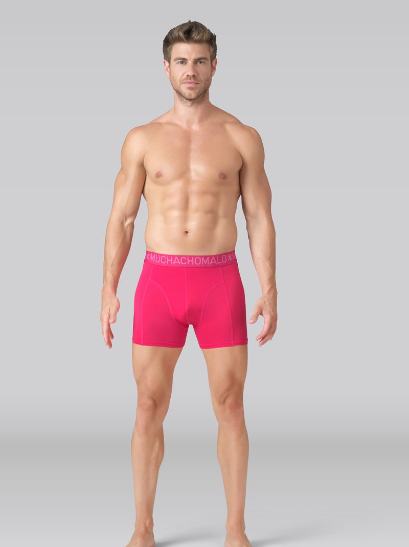 Pack de 3 boxers Muchachomalo Azul Rosa - Kiabi