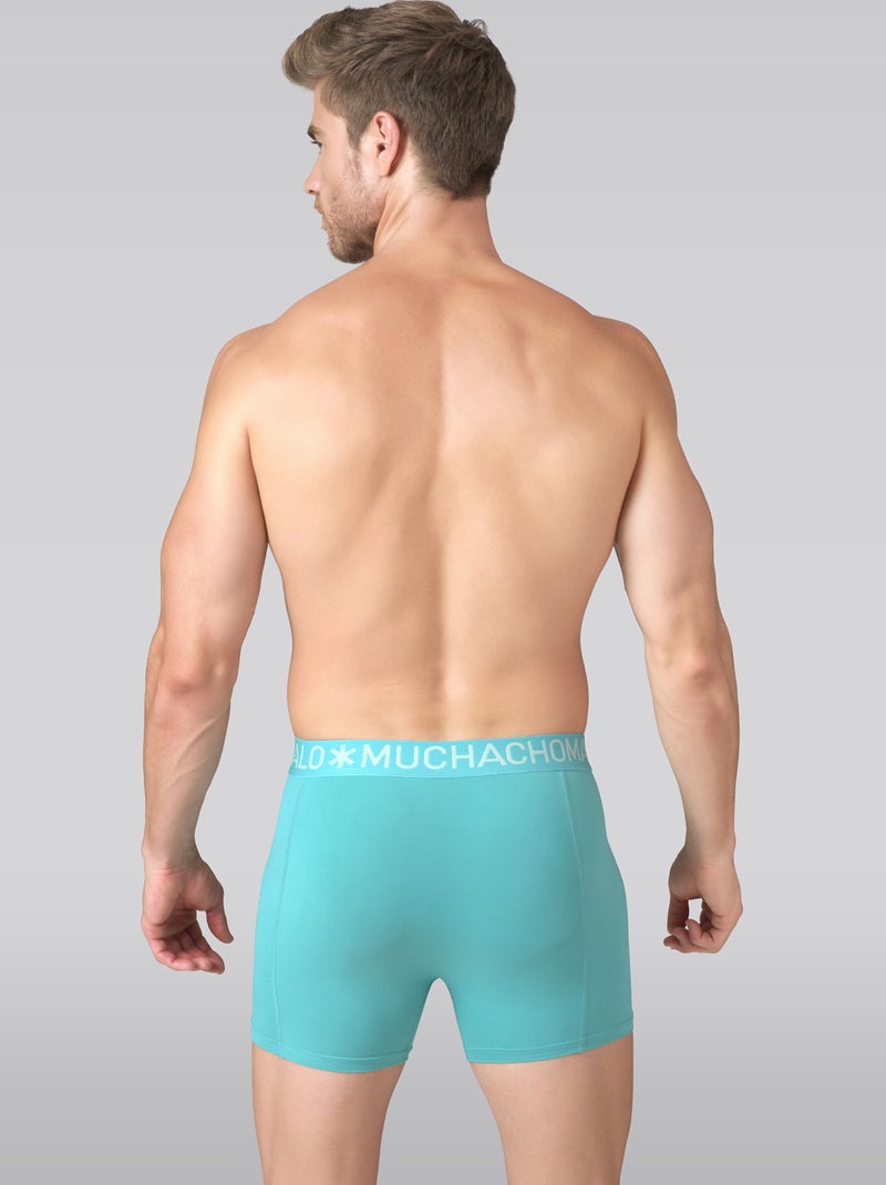 Pack de 3 boxers Muchachomalo Azul Verde - Kiabi