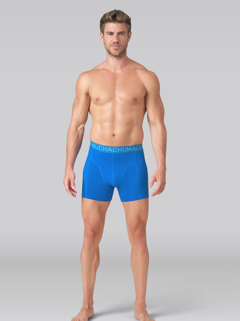Pack de 3 boxers Muchachomalo Azul Verde - Kiabi
