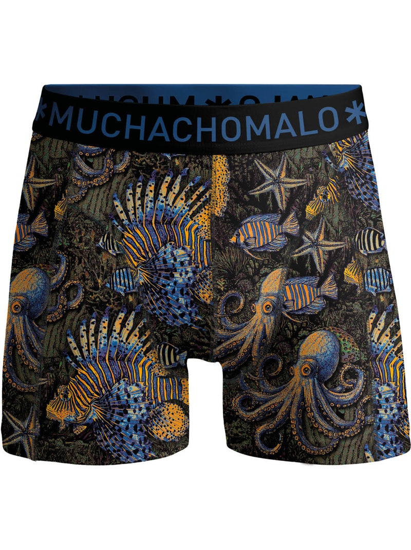Pack de 3 boxers Muchachomalo Azul Vermelho - Kiabi