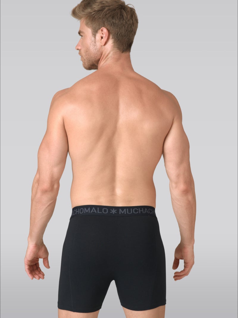 Pack de 3 boxers Muchachomalo Preto Azul - Kiabi