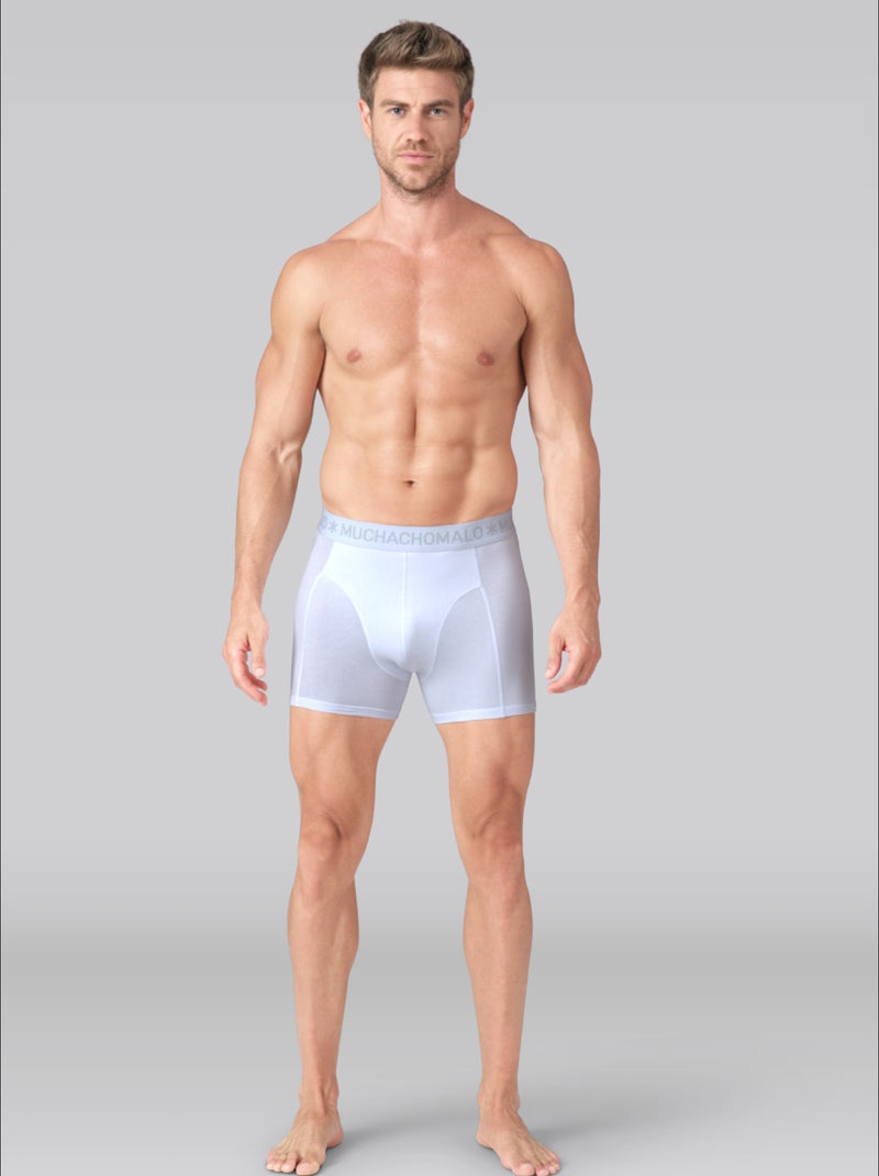 Pack de 3 boxers Muchachomalo Preto Azul - Kiabi