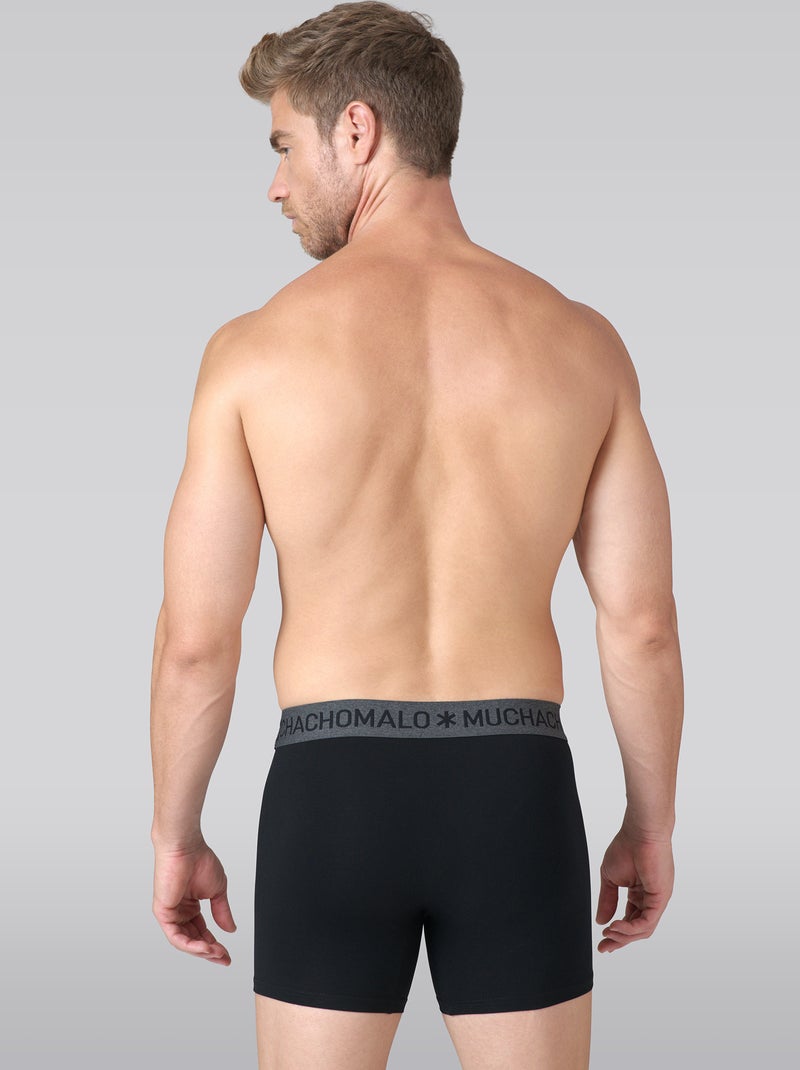Pack de 3 boxers Muchachomalo Preto Cinza - Kiabi