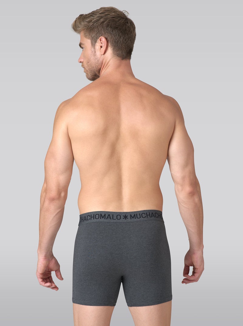 Pack de 3 boxers Muchachomalo Preto Cinza - Kiabi