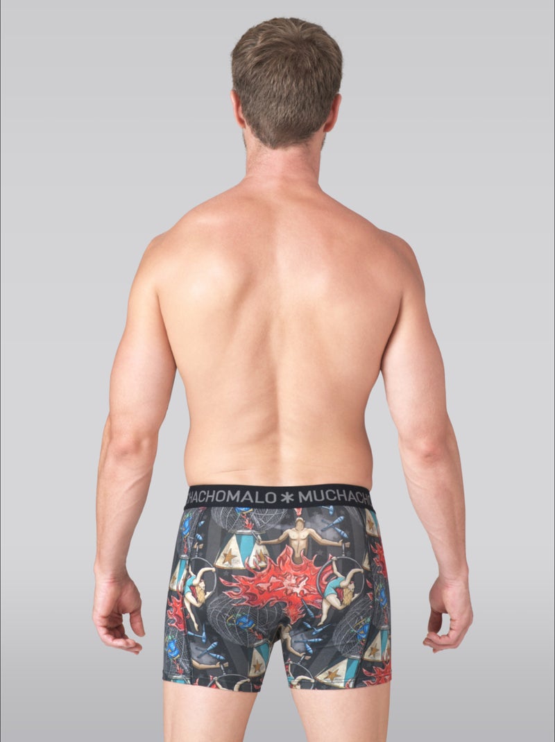 Pack de 3 boxers Muchachomalo Preto Preto - Kiabi
