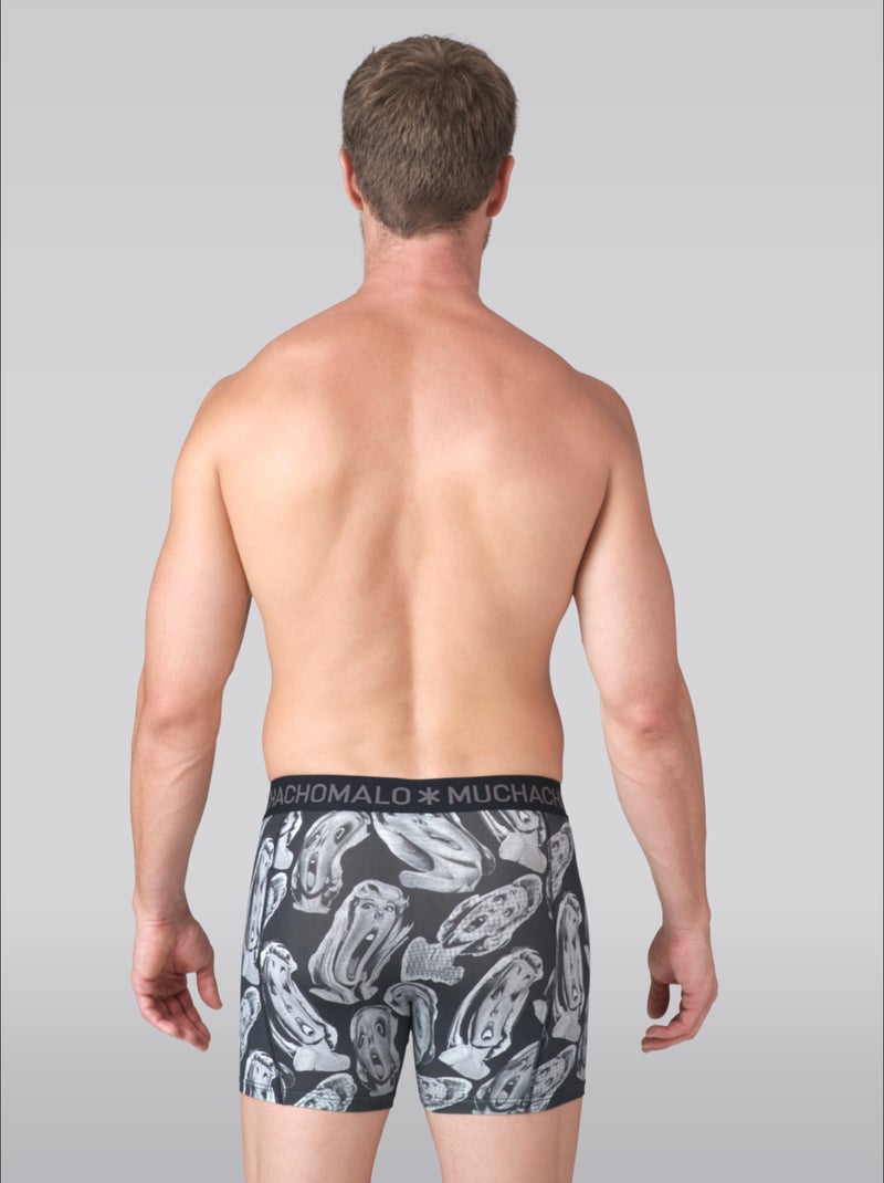 Pack de 3 boxers Muchachomalo Preto Preto - Kiabi