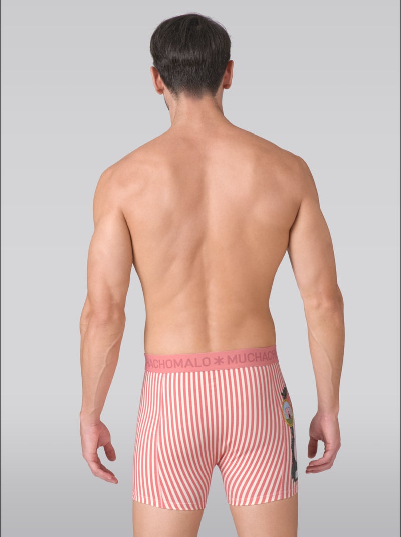 Pack de 3 boxers Muchachomalo Preto Verde Preto - Kiabi