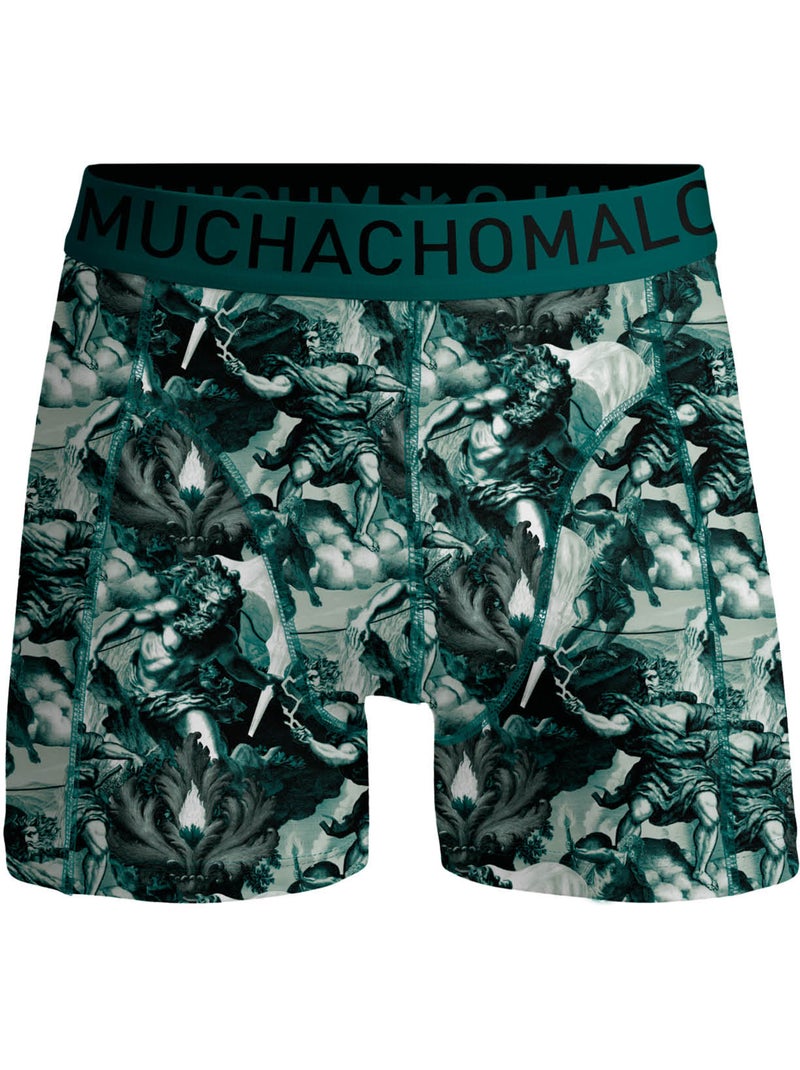 Pack de 3 boxers muchachomalo Preto Verde Preto - Kiabi