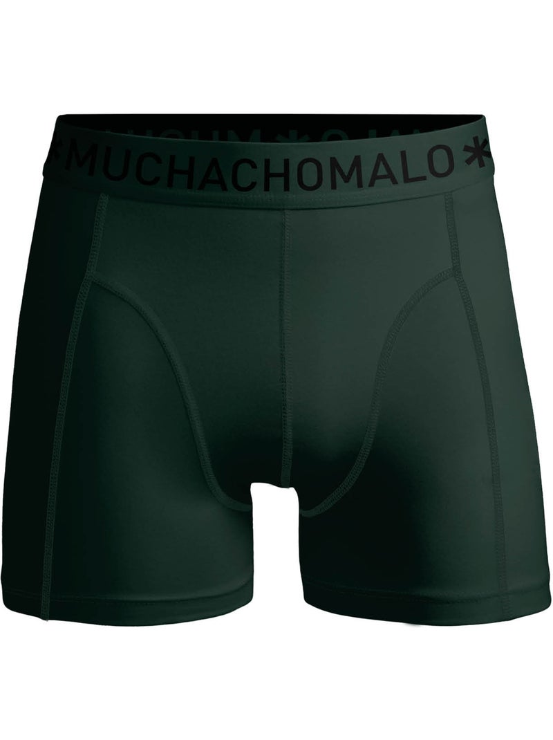 Pack de 3 boxers Muchachomalo Preto Verde Preto - Kiabi