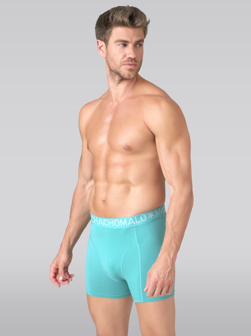 Pack de 3 boxers Muchachomalo Preto/Azul/Verde - Kiabi