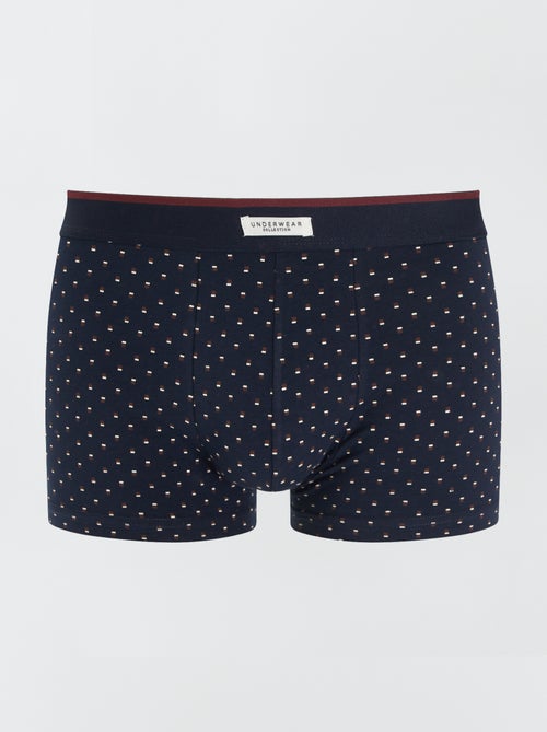 Pack de 3 boxers para homem em malha fantasia - Kiabi
