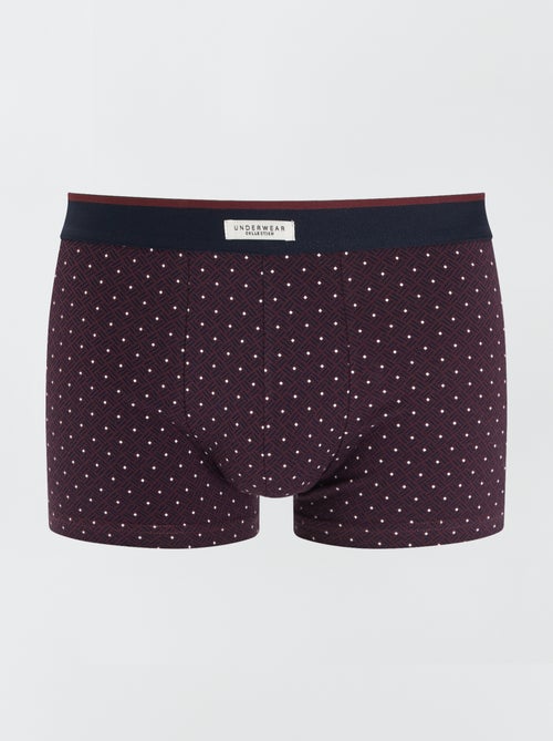 Pack de 3 boxers para homem em malha fantasia - Kiabi