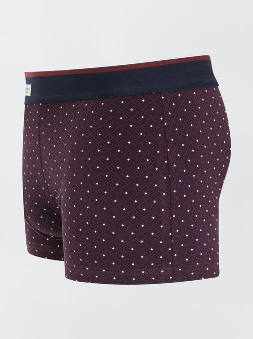 Pack de 3 boxers para homem em malha fantasia - Kiabi