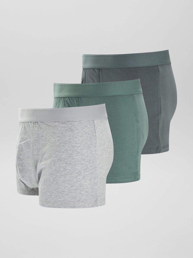 Pack de 3 boxers size+ CAQUI - Kiabi