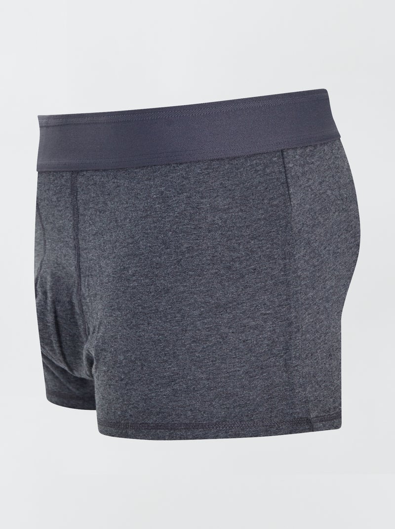 Pack de 3 boxers size+ Cinza Escuro - Kiabi