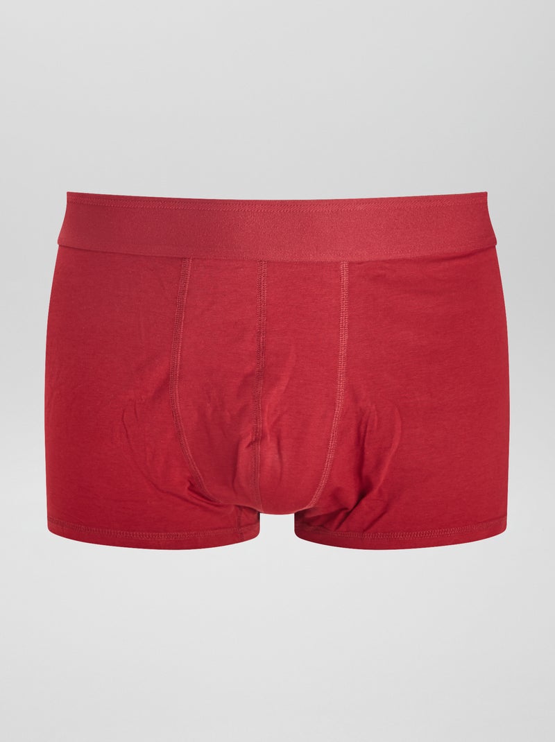 Pack de 3 boxers size+ ROXO - Kiabi