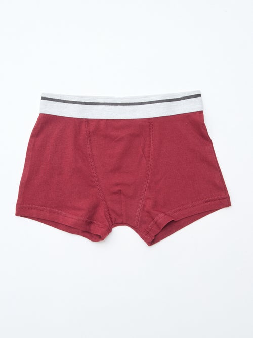 Pack de 3 boxers stretch - Kiabi
