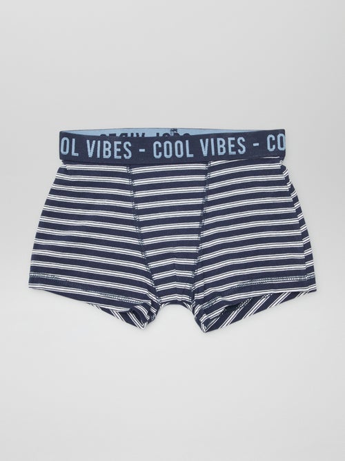 Pack de 3 boxers stretch - Kiabi