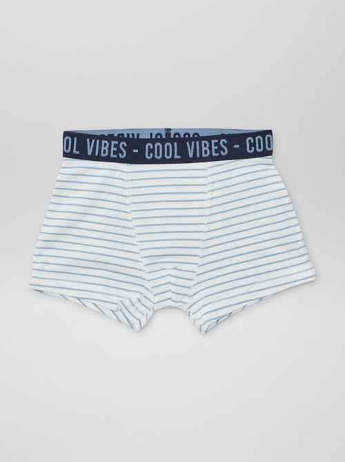 Pack de 3 boxers stretch - Kiabi