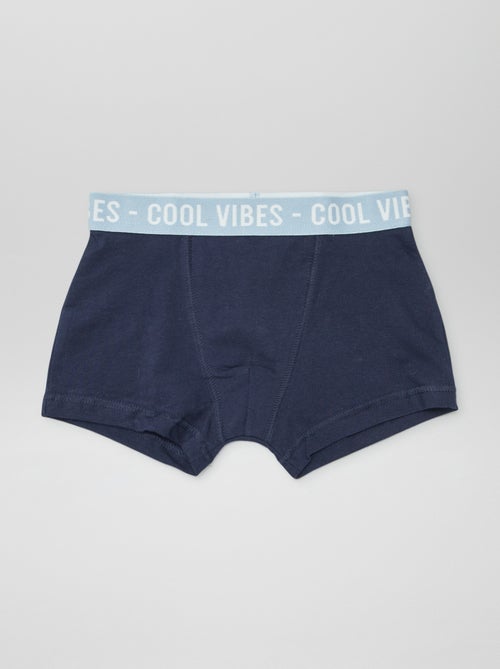 Pack de 3 boxers stretch - Kiabi