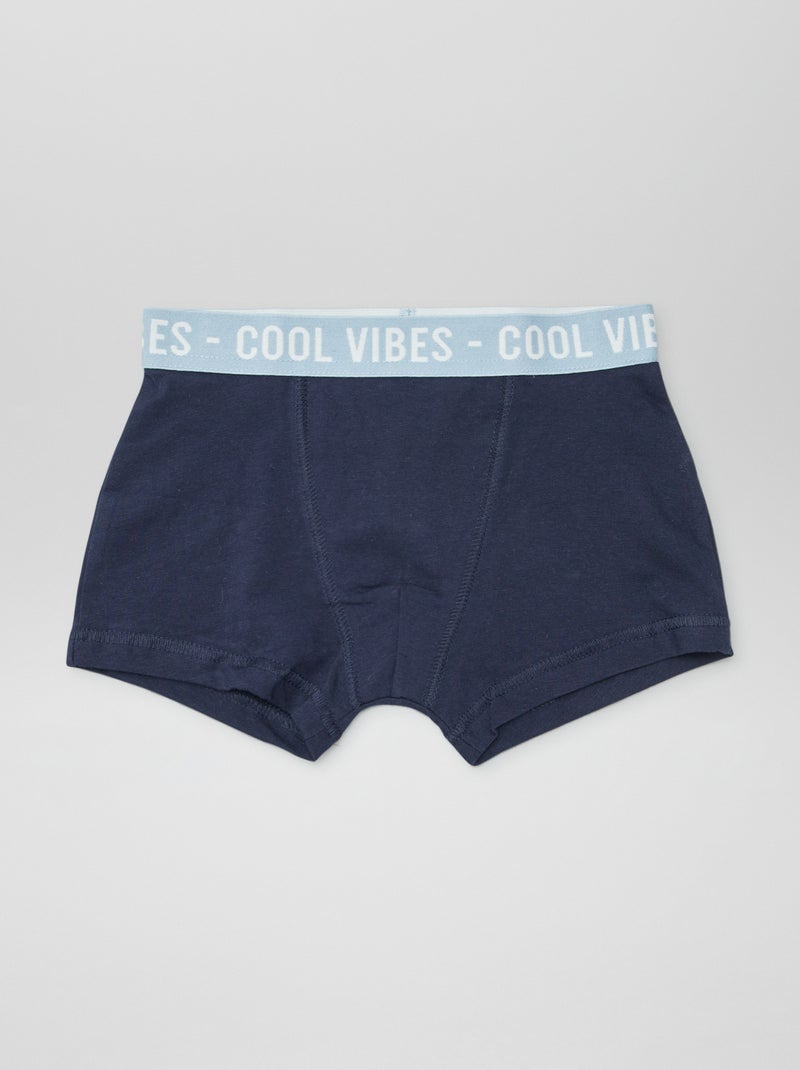 Pack de 3 boxers stretch BRANCO - Kiabi
