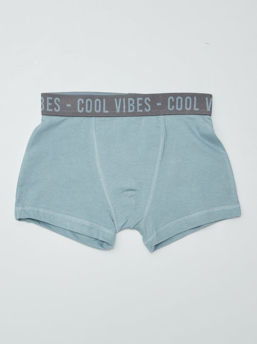 Pack de 3 boxers stretch - Kiabi
