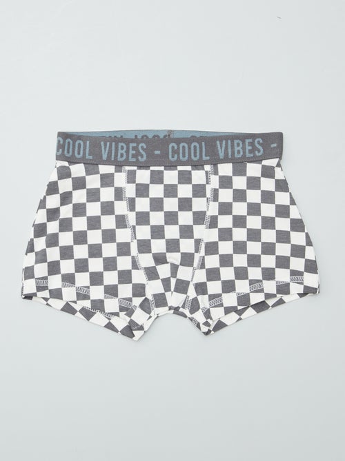 Pack de 3 boxers stretch - Kiabi