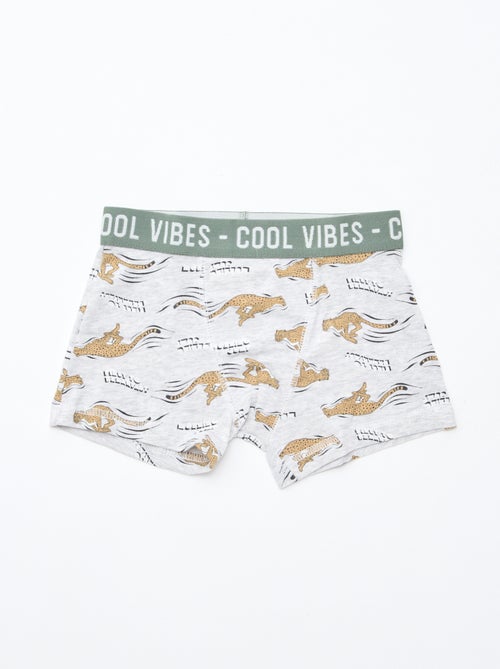 Pack de 3 boxers stretch - Kiabi
