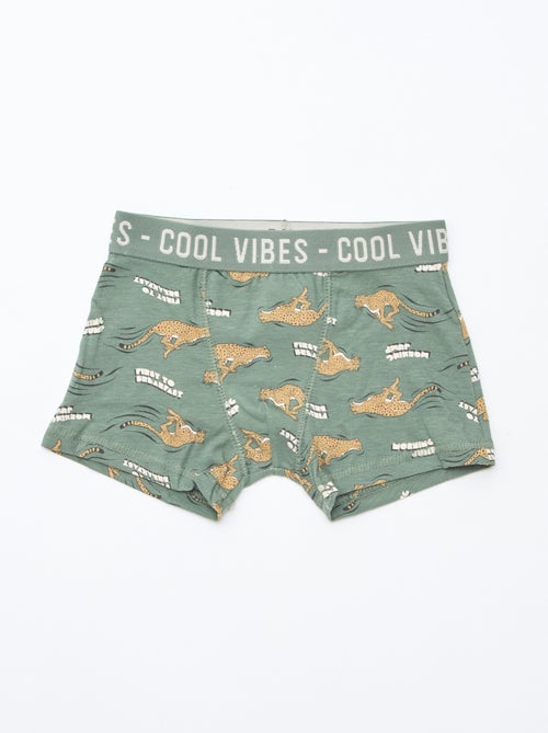 Pack de 3 boxers stretch - Kiabi
