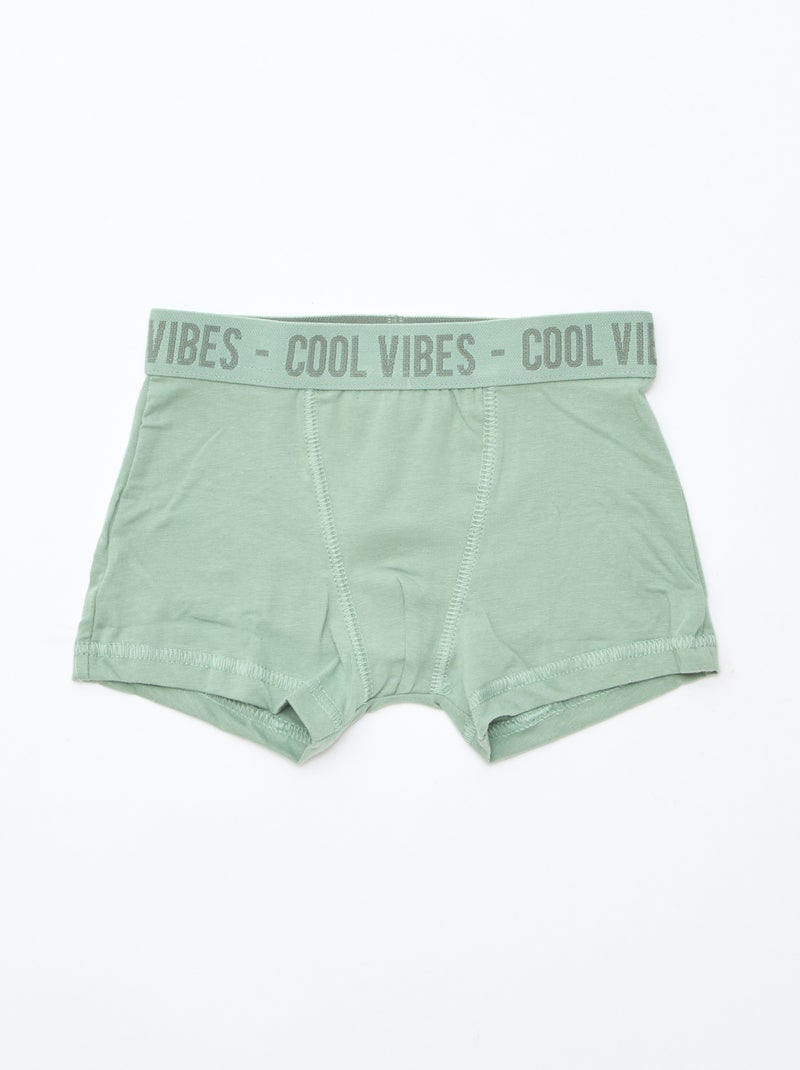 Pack de 3 boxers stretch Cinza - Kiabi