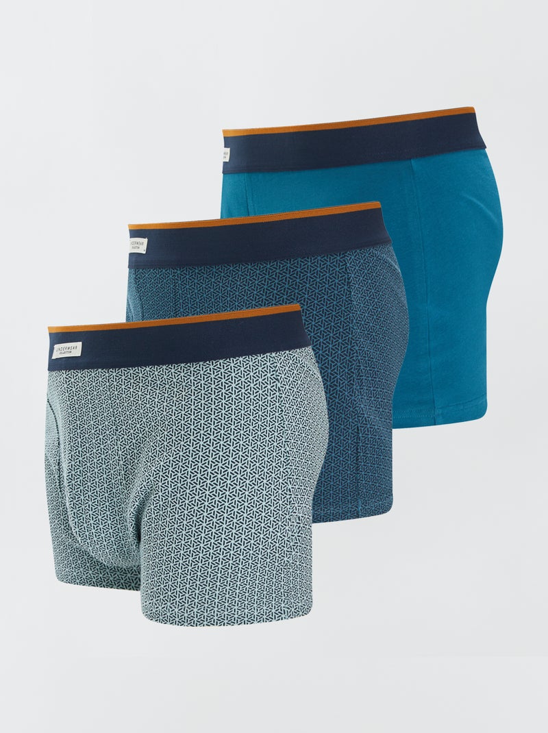 Pack de 3 boxers VERDE - Kiabi