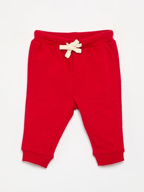 Pack de 3 calças de jogging em French Terry - Kiabi Pack de 3 calças de jogging em French Terry - Kiabi