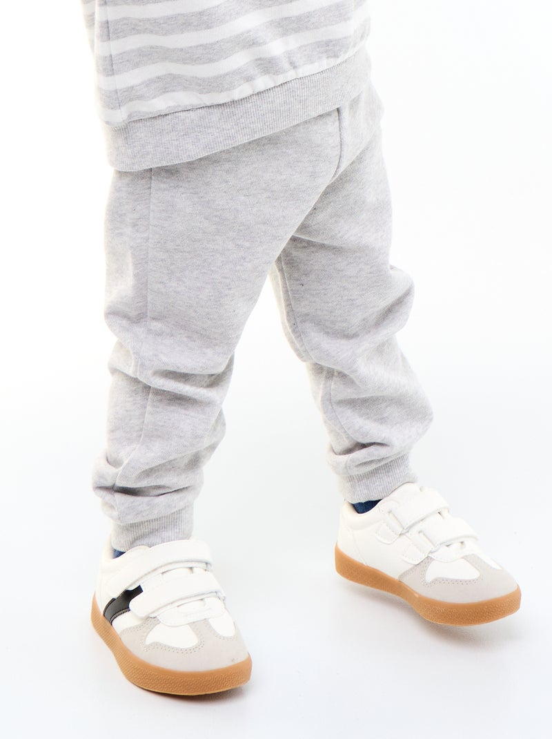Pack de 3 calças de jogging em French Terry Preto - Kiabi