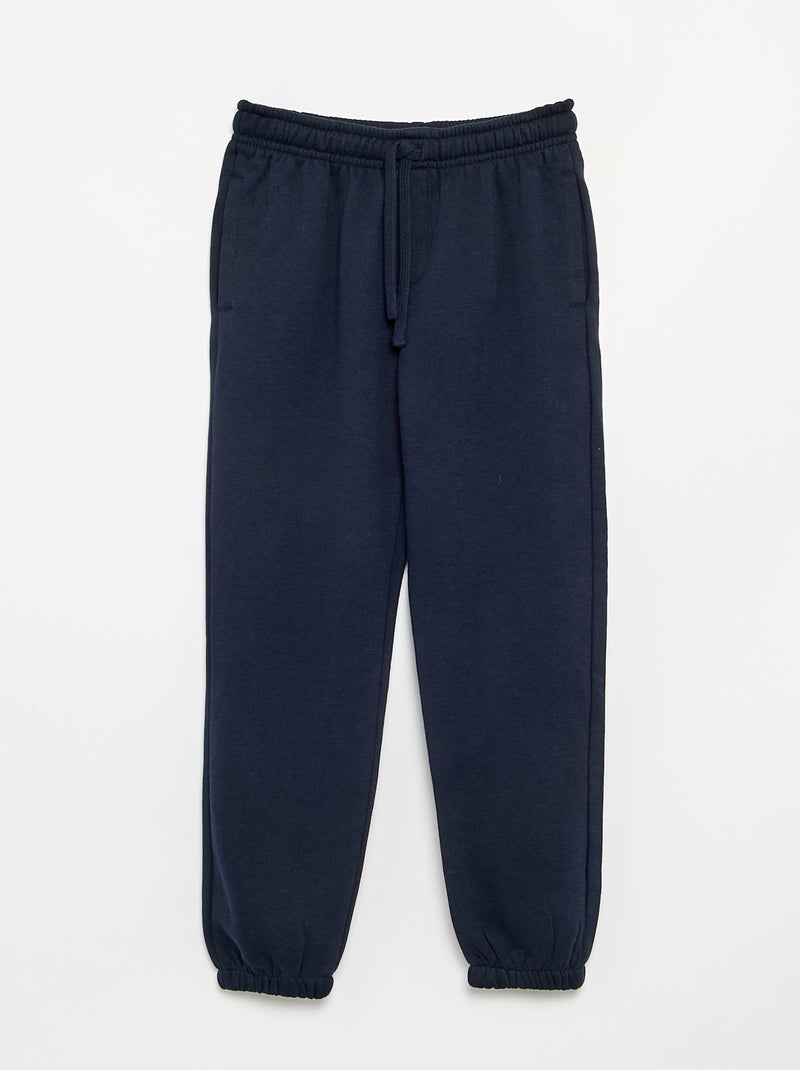 Pack de 3 Calças de jogging lisas Azul - Kiabi