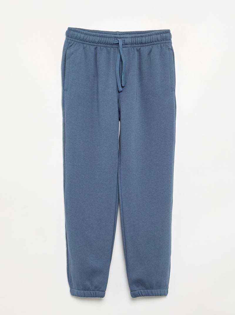 Pack de 3 Calças de jogging lisas Azul - Kiabi