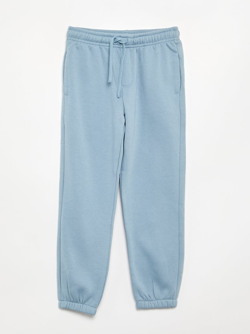 Pack de 3 Calças de jogging lisas Azul - Kiabi