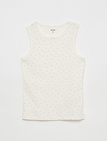 Pack de 3 camisolas de alças em malha piqué