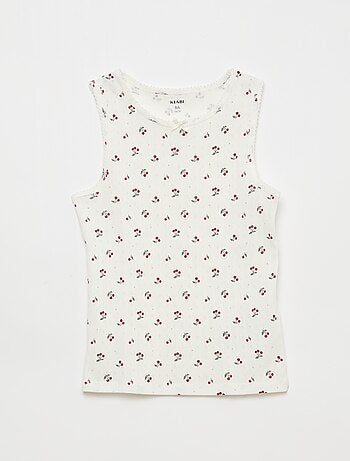 Pack de 3 camisolas de alças em malha piqué