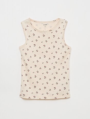 Pack de 3 camisolas de alças em malha piqué