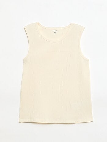 Pack de 3 camisolas interiores caneladas