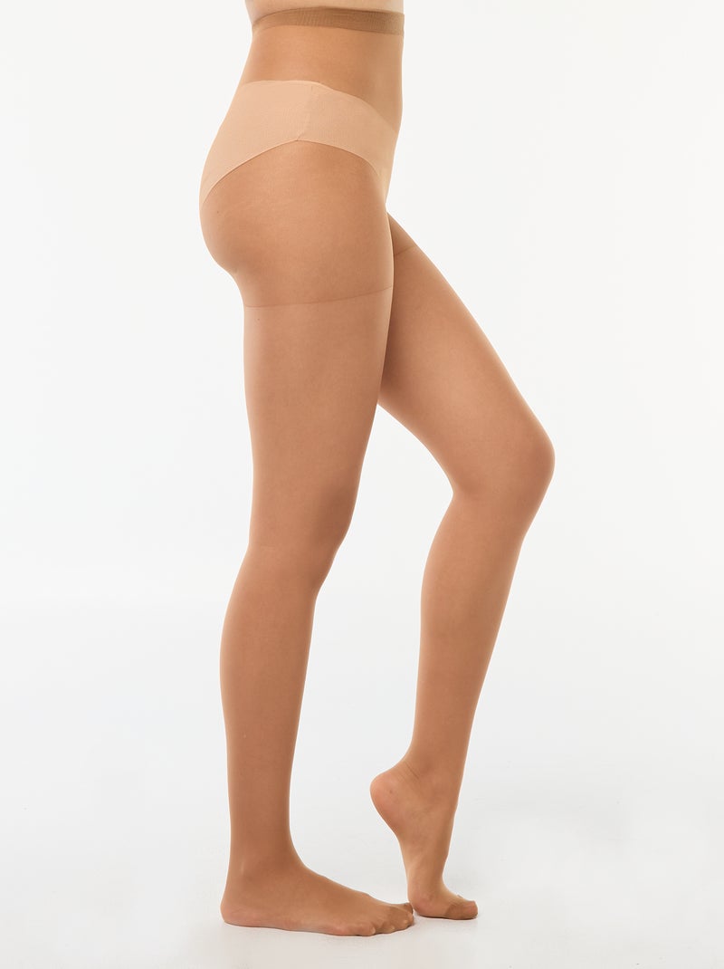Pack de 3 collants finos 'DIM' 20D Bege - Kiabi