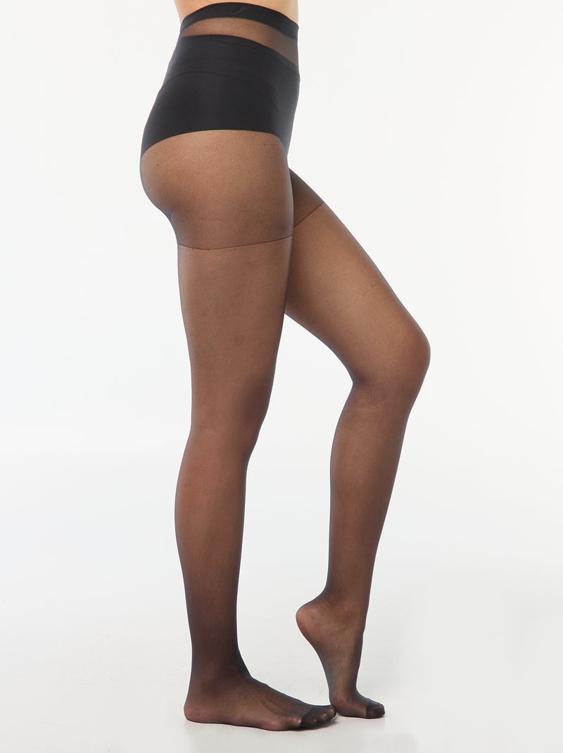 Pack de 3 collants finos 'DIM' 20D Preto - Kiabi