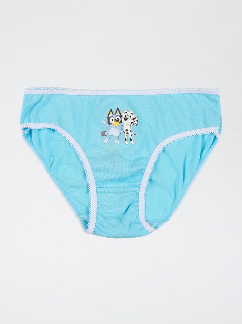 Pack de 3 cuecas 'Bluey' em algodão Rosa - Kiabi