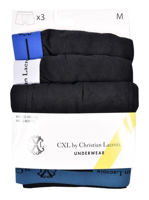 Pack de 3 Cuecas Boxer CXL by LACROIX - Kiabi Pack de 3 Cuecas Boxer CXL by LACROIX - Kiabi