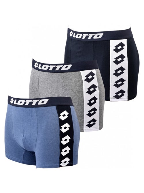Pack de 3 cuecas boxer homem LOTTO - Kiabi