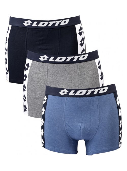 Pack de 3 cuecas boxer homem LOTTO - Kiabi