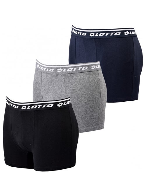 Pack de 3 cuecas boxer homem LOTTO - Kiabi Pack de 3 cuecas boxer homem LOTTO - Kiabi